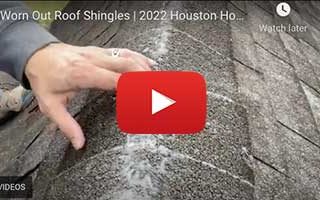 Worn Out Roof Shingles Video