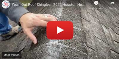 Worn Out Roof Shingles Video
