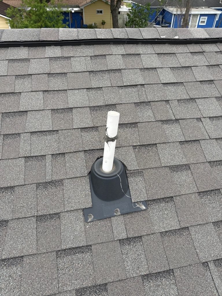 Improper Roof & Missing Plumbing Vent Roof Jacks