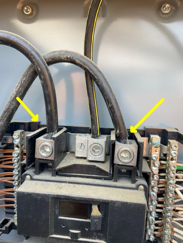 Antioxidant Not Applied at Electrical Panel