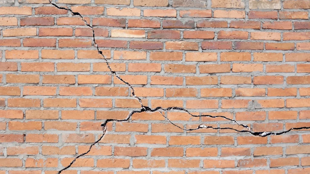 Home Inspector in Houston doing House Inspection of Foundation