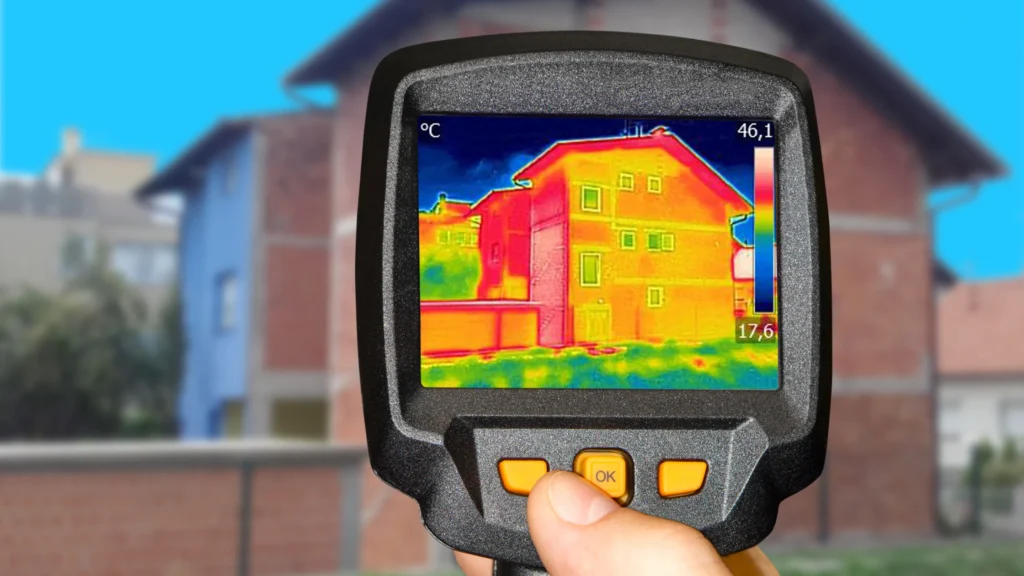 Home Inspectors in Houston doing House Inspection with Thermal Imaging