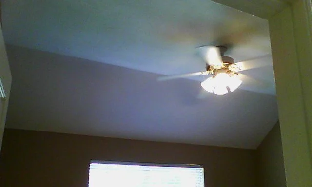 Infrared Home Inspection of Missing Insulation in Slanted Ceiling