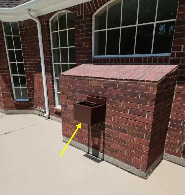 Fireplace Termination Point of a Direct Vent