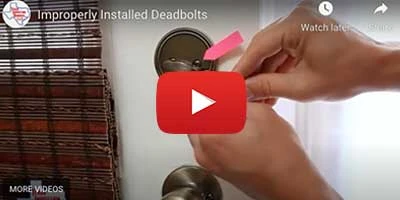 DIY How To Fix Improperly Installed Deadbolts
