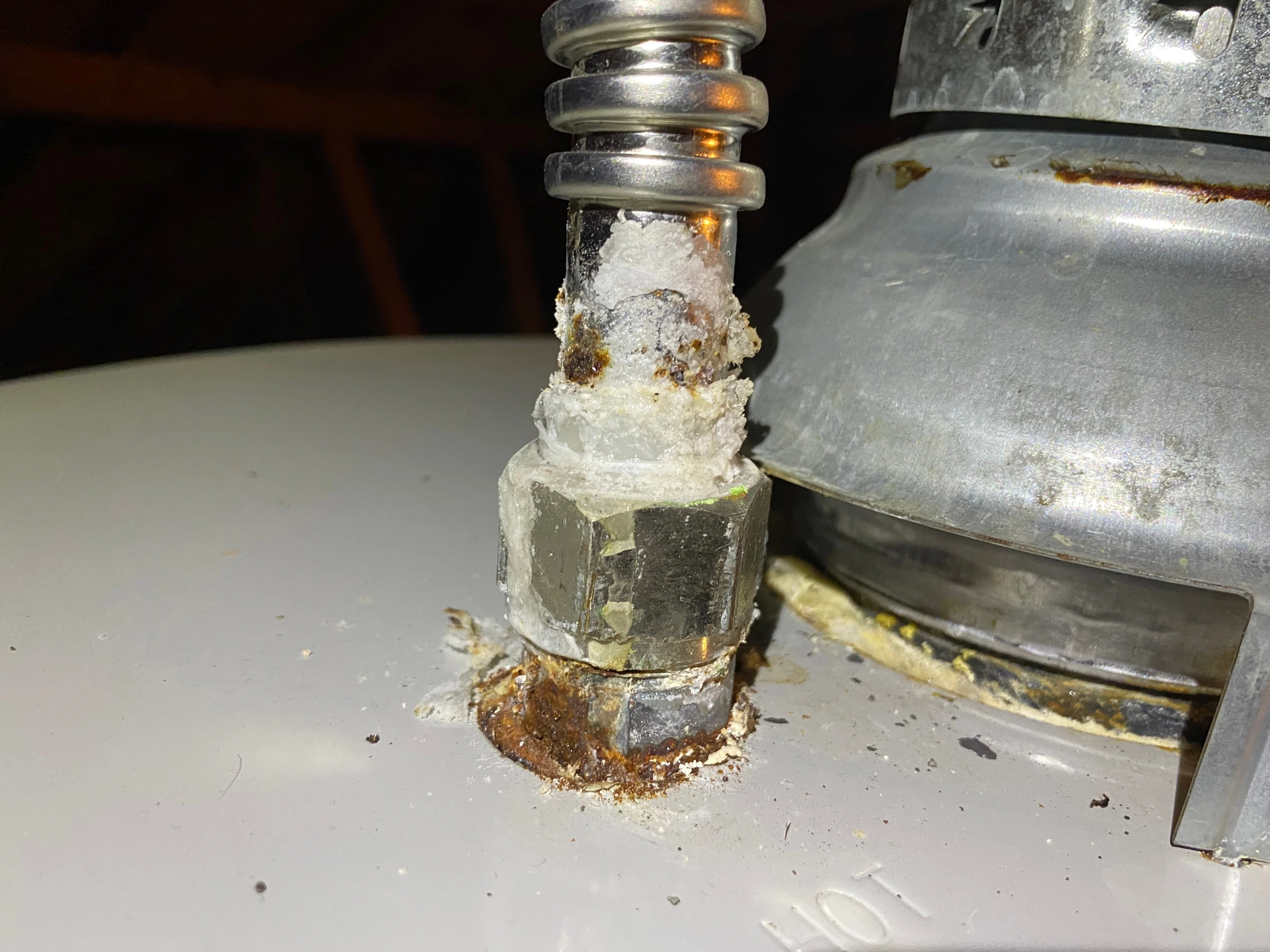Home Damage: Corroded Water Heater